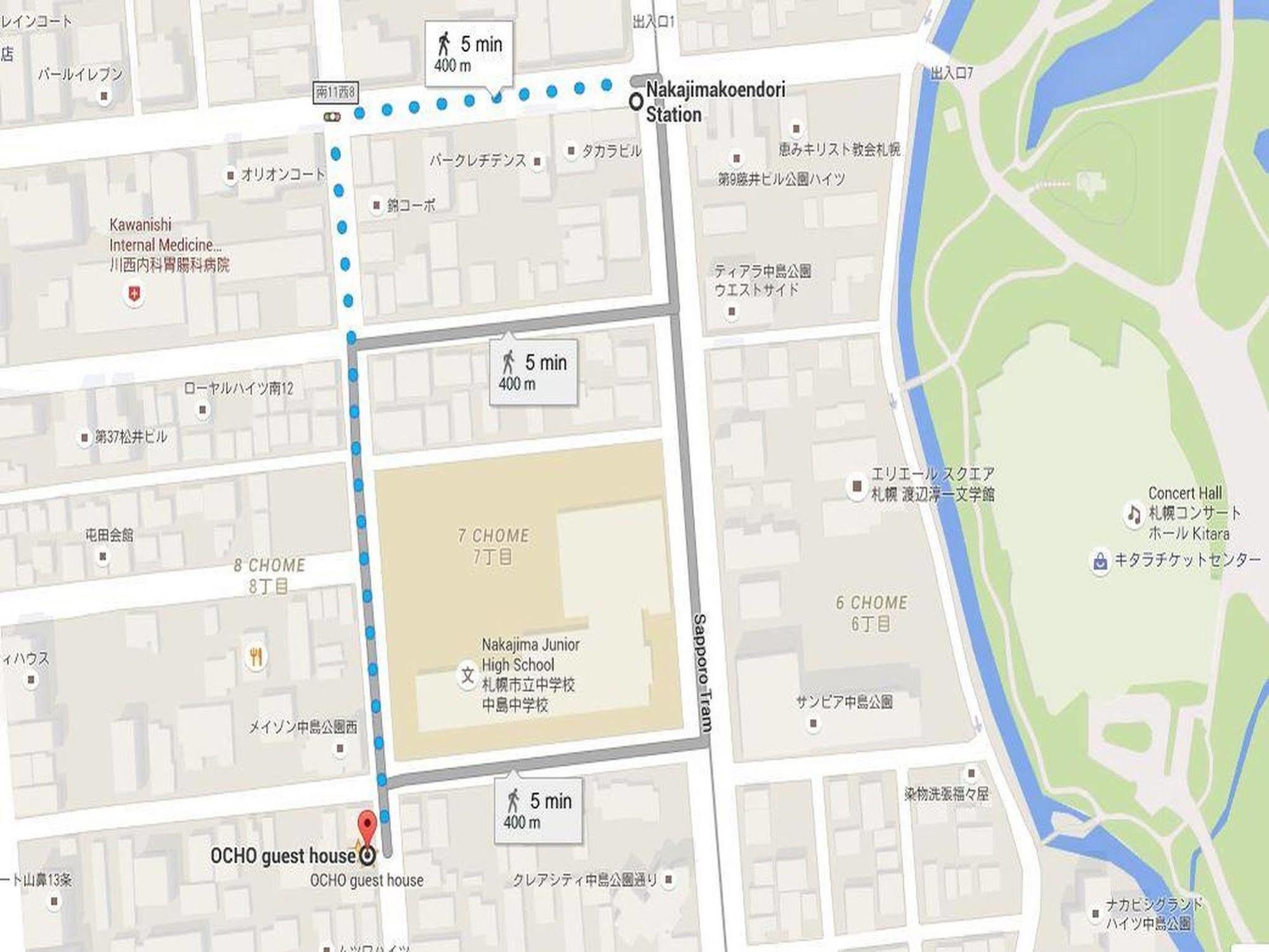 Ocho Guest House Sapporo Exterior photo